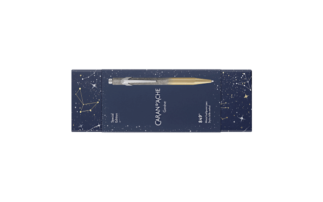 849™ COSMIC BLUE Gilded Ballpoint Pen - Special Edition (Gold)