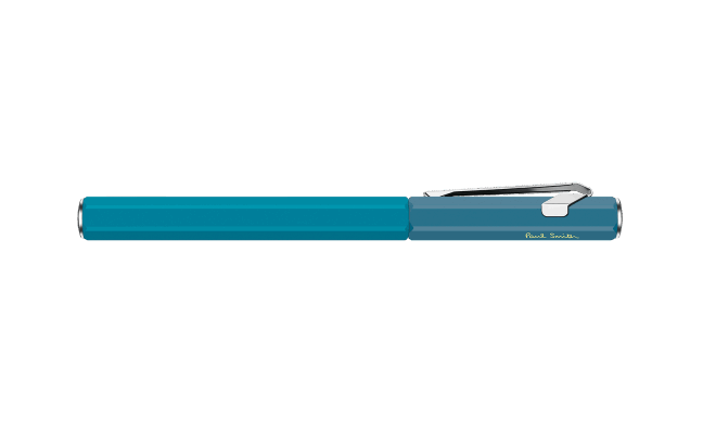 849™ PAUL SMITH Cyan Blue and Steel Blue Fountain Pen (F) - Limited Edition