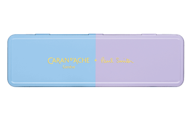 849™ PAUL SMITH Sky Blue & Lavender Purple Fountain Pen (F) - Limited Edition