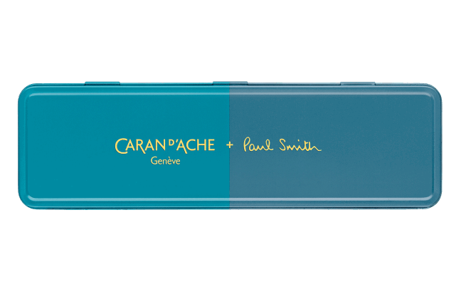 849™ PAUL SMITH Cyan Blue and Steel Blue Fountain Pen (F) - Limited Edition