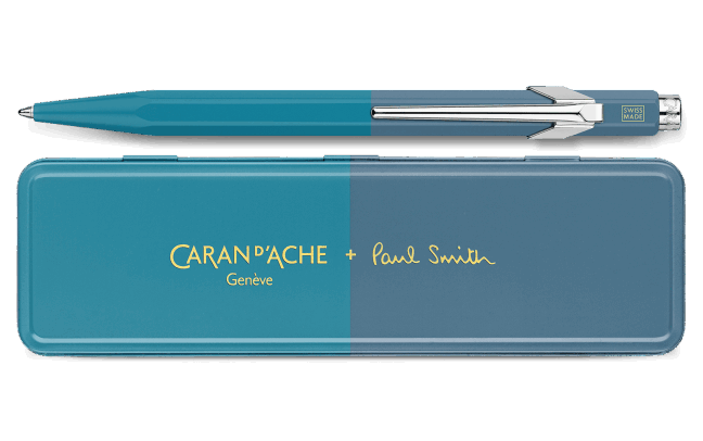 849™ PAUL SMITH Cyan & Steel Blue Ballpoint Pen Special Edition