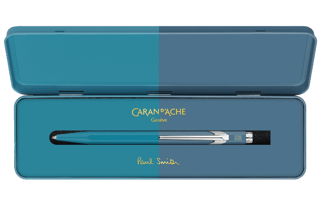 849™ PAUL SMITH Cyan & Steel Blue Ballpoint Pen Special Edition