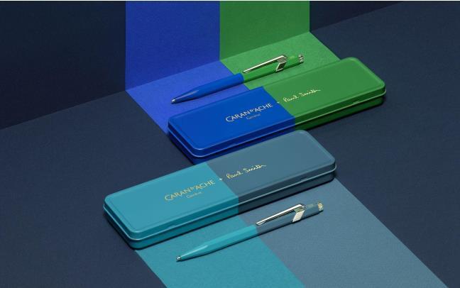 849™ PAUL SMITH Cyan & Steel Blue Ballpoint Pen Special Edition