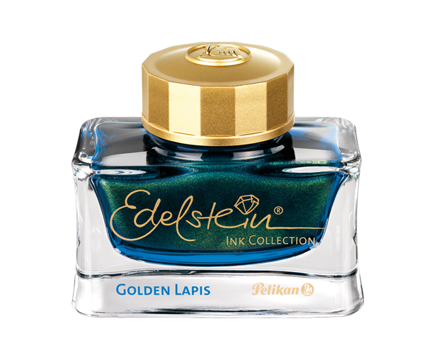 Golden Lapis Edelstein Ink