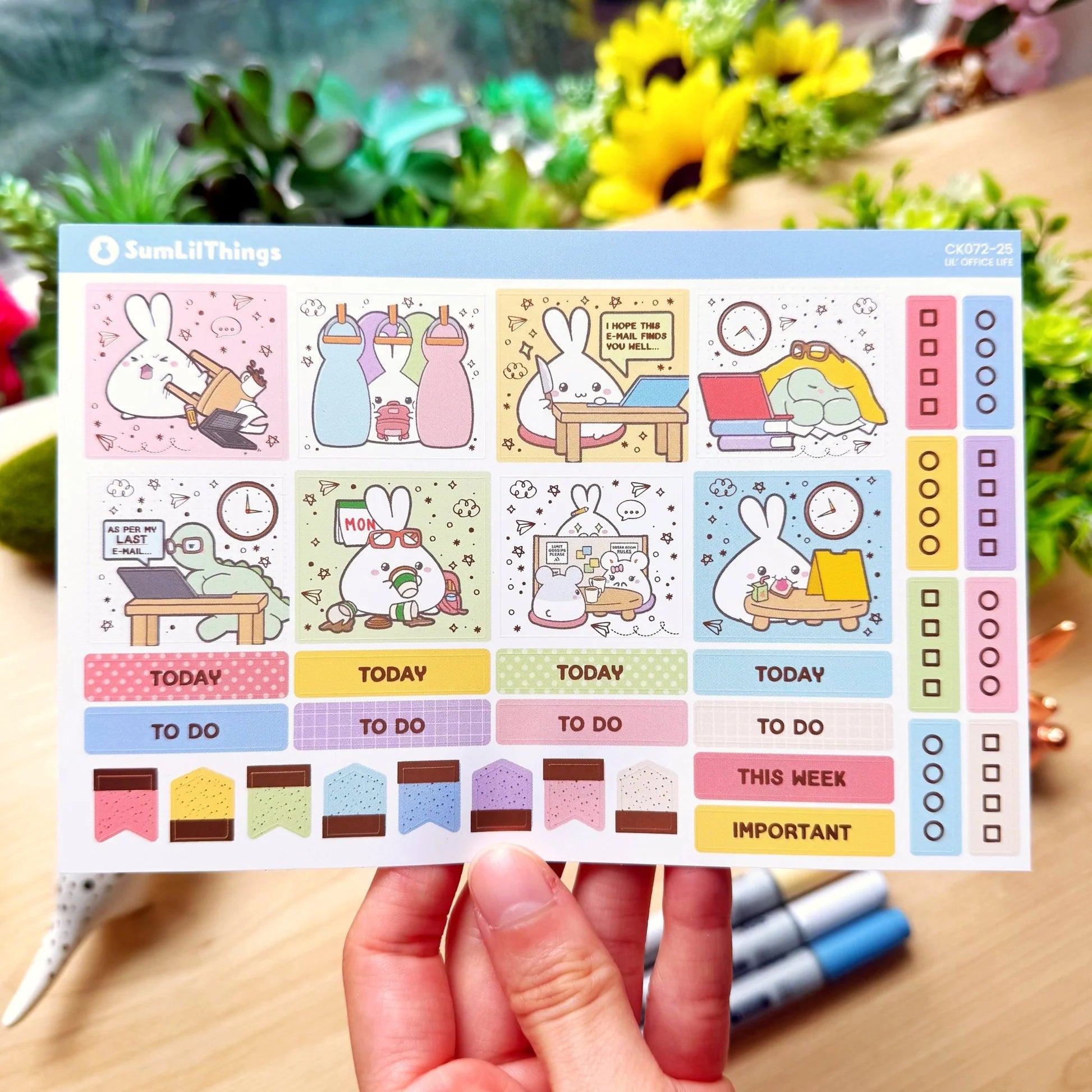 Hobonichi COUSIN - Lil' Office Life - Rose Gold Foil