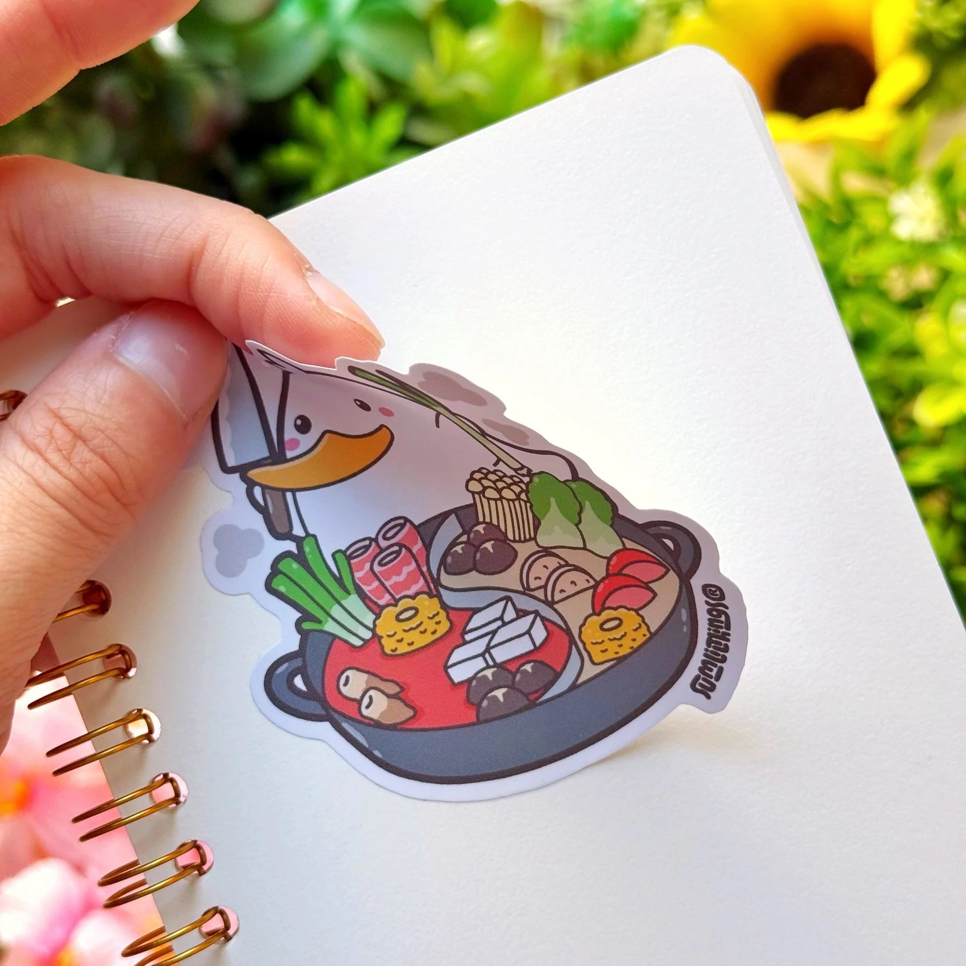 Hot Pot Reusable Sticker Book (A6)