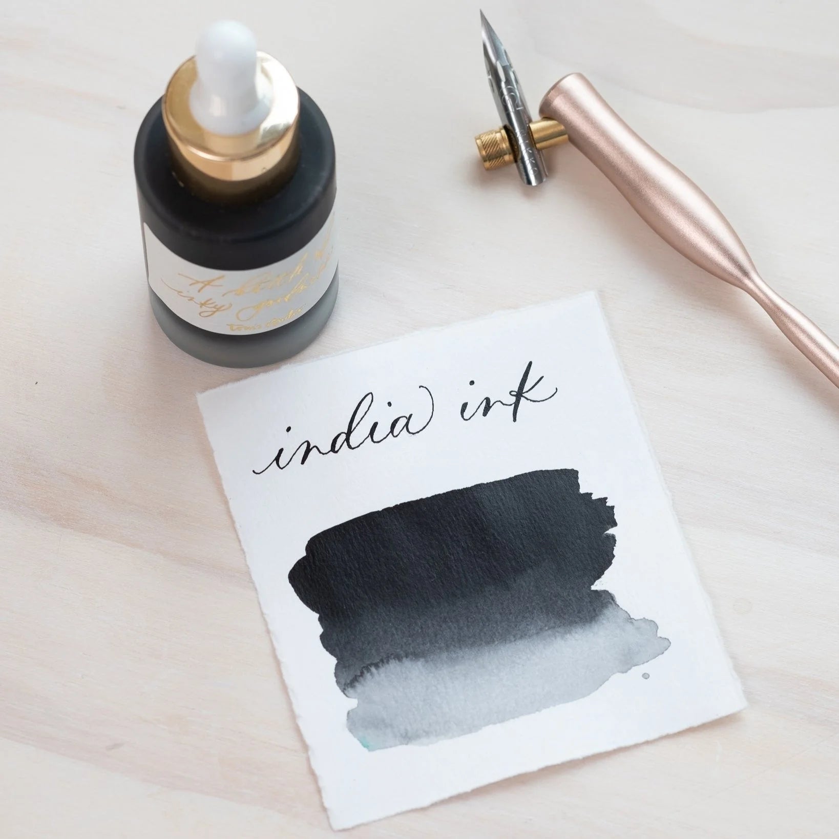 Black India Calligraphy Ink