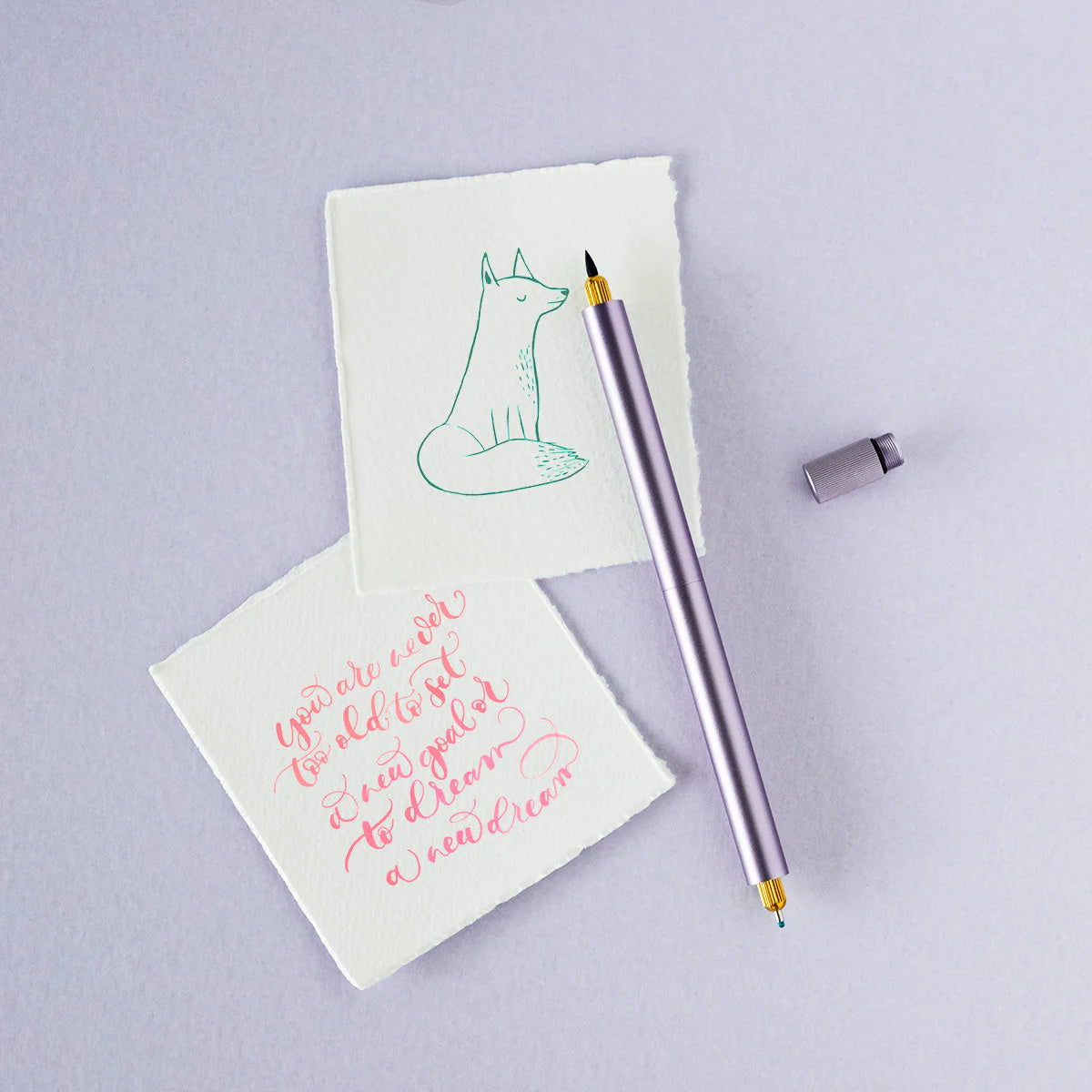 Lumos Refillable Fineliner & Brush Pen - Duo Tip