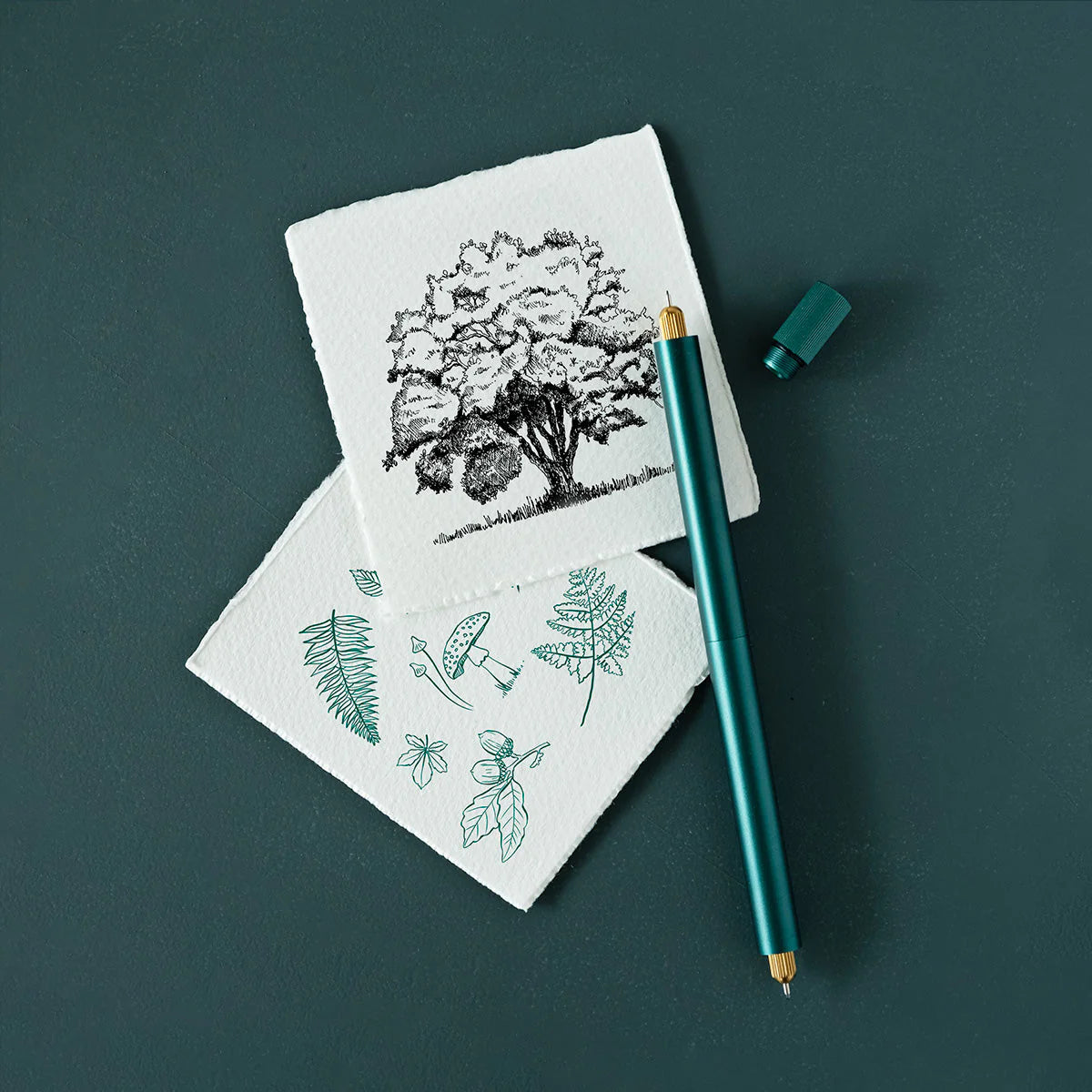 Lumos Refillable Fineliner & Brush Pen - Duo Tip