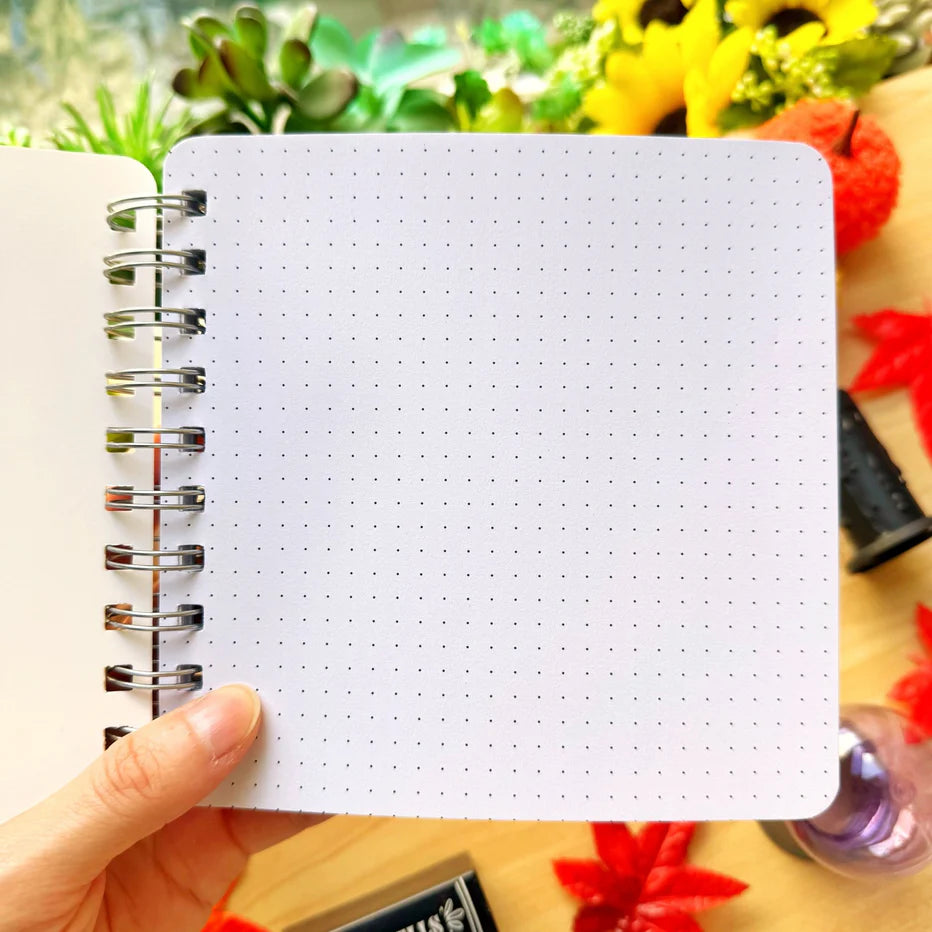 Mistwood Manor Library Spiral Notebook (Dot Grid)