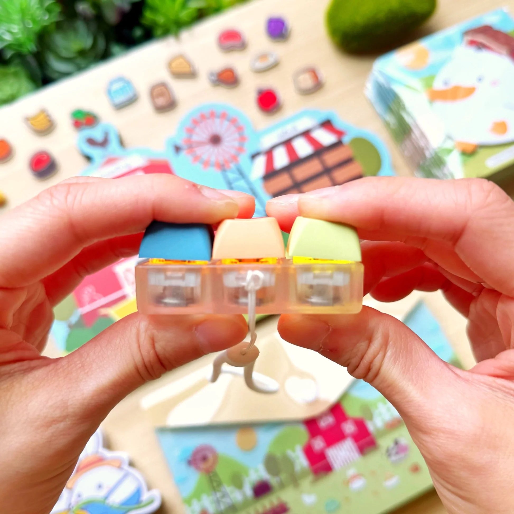 Pasture Pals Keyboard Fidget Keychain