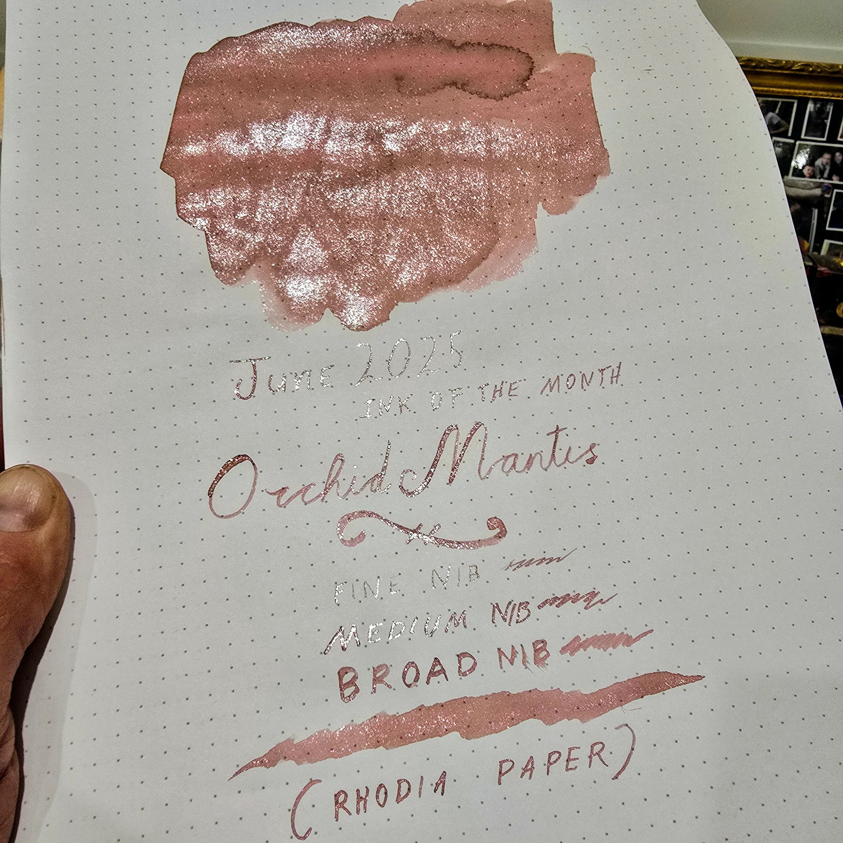 Van Dieman's Inks 2025 June - Orchid Mantis
