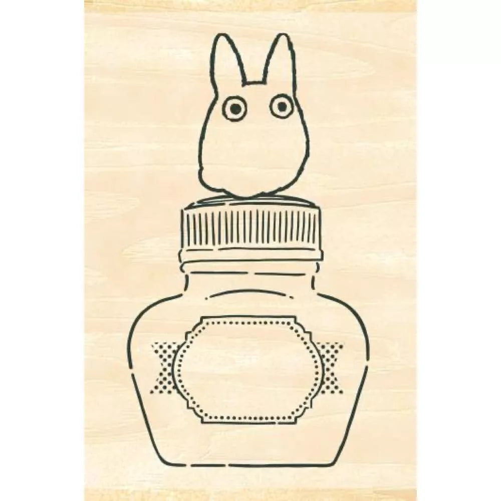Little Totoro and ink bottle