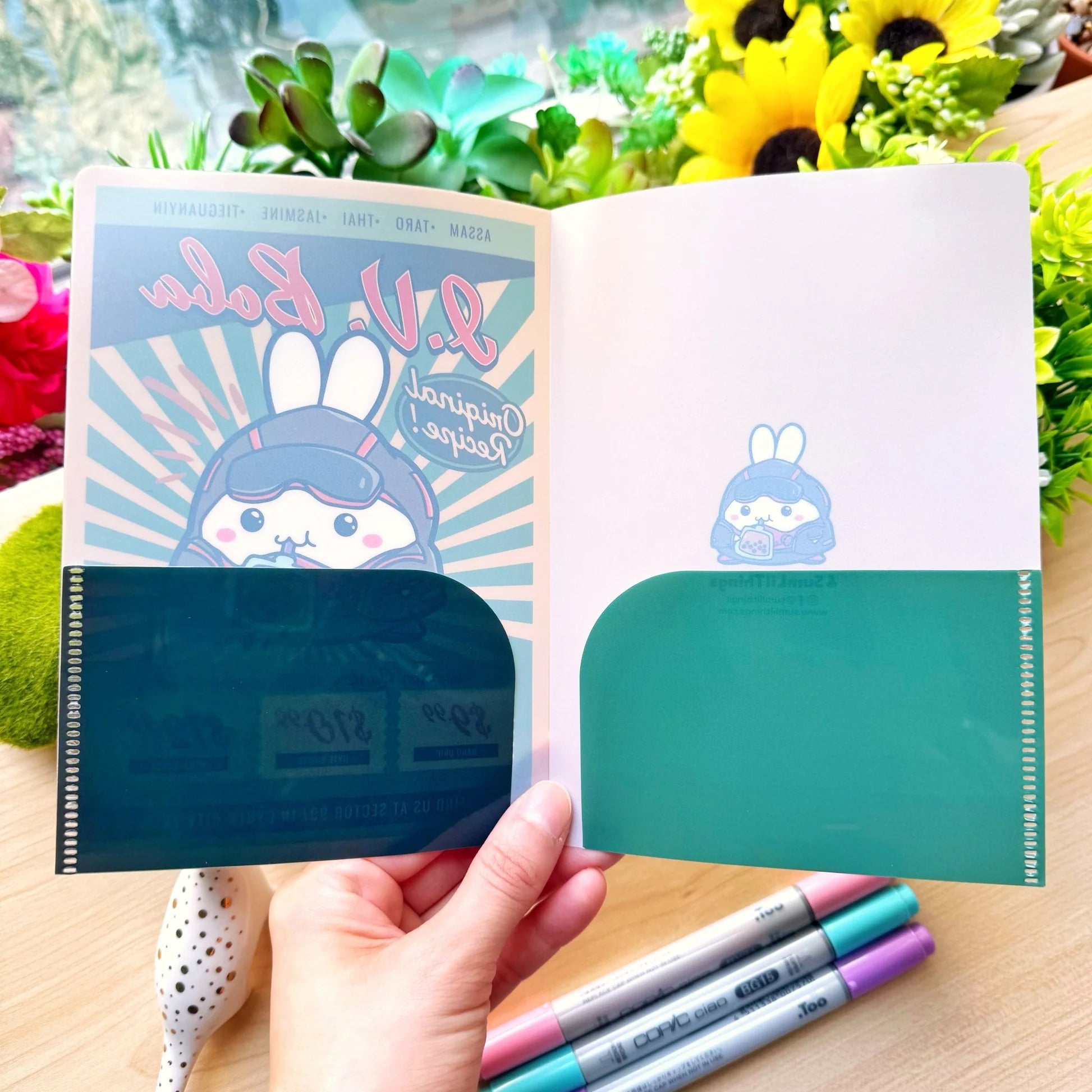 Sticker Folder - IV Boba Menu (B6 Size)