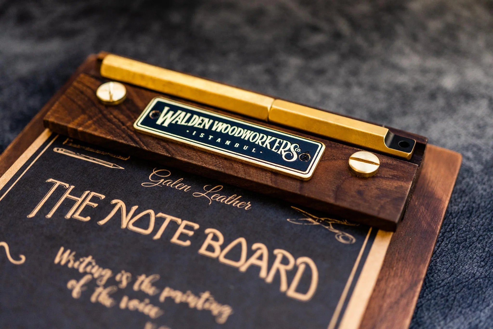 The Note Board - Wooden Rhodia Notepad Holder - Walnut