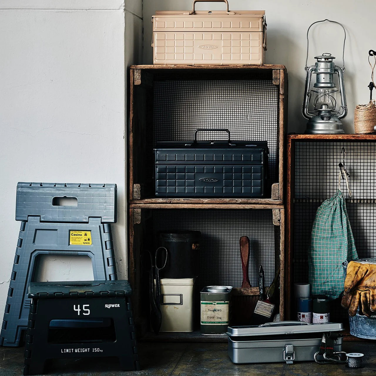 Trunk Type Tool Box - Silver (T-320)