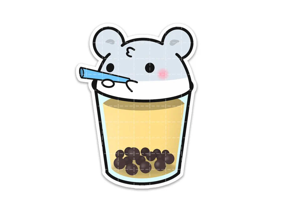 Vinyl Sticker - Boba Oatmeal