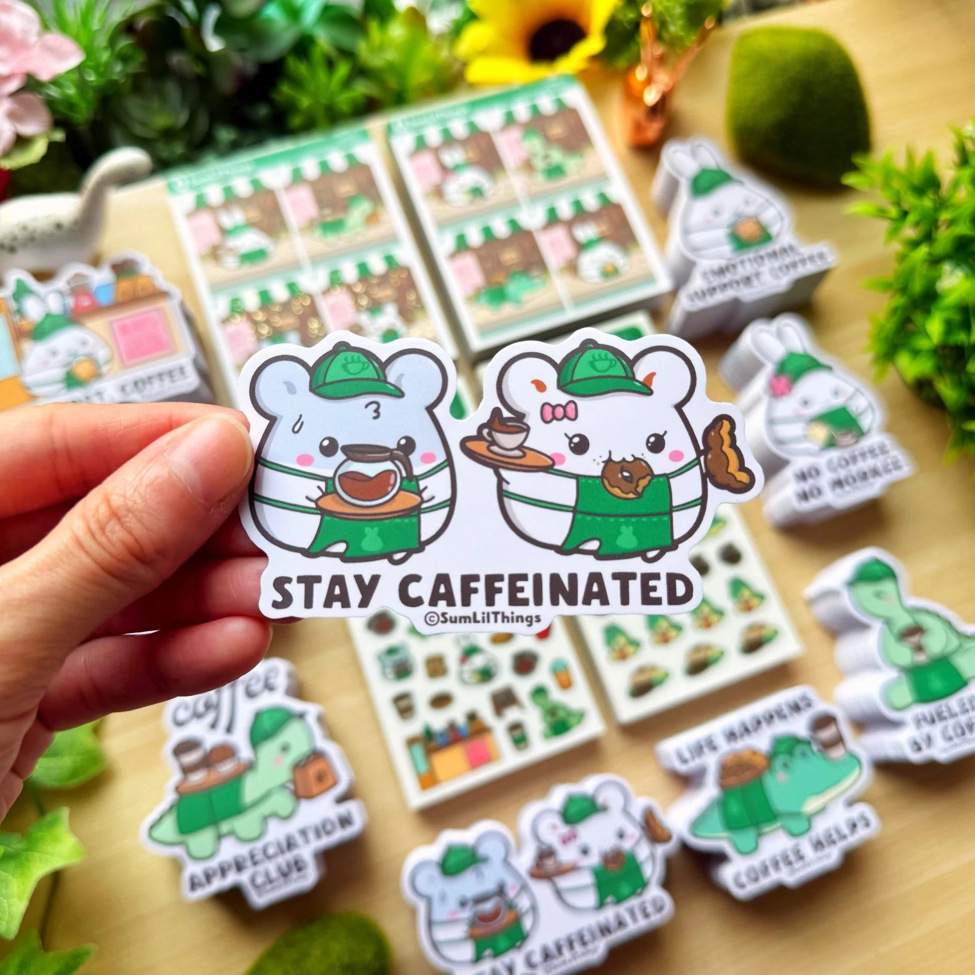 Vinyl Sticker - Stay Caffeinated