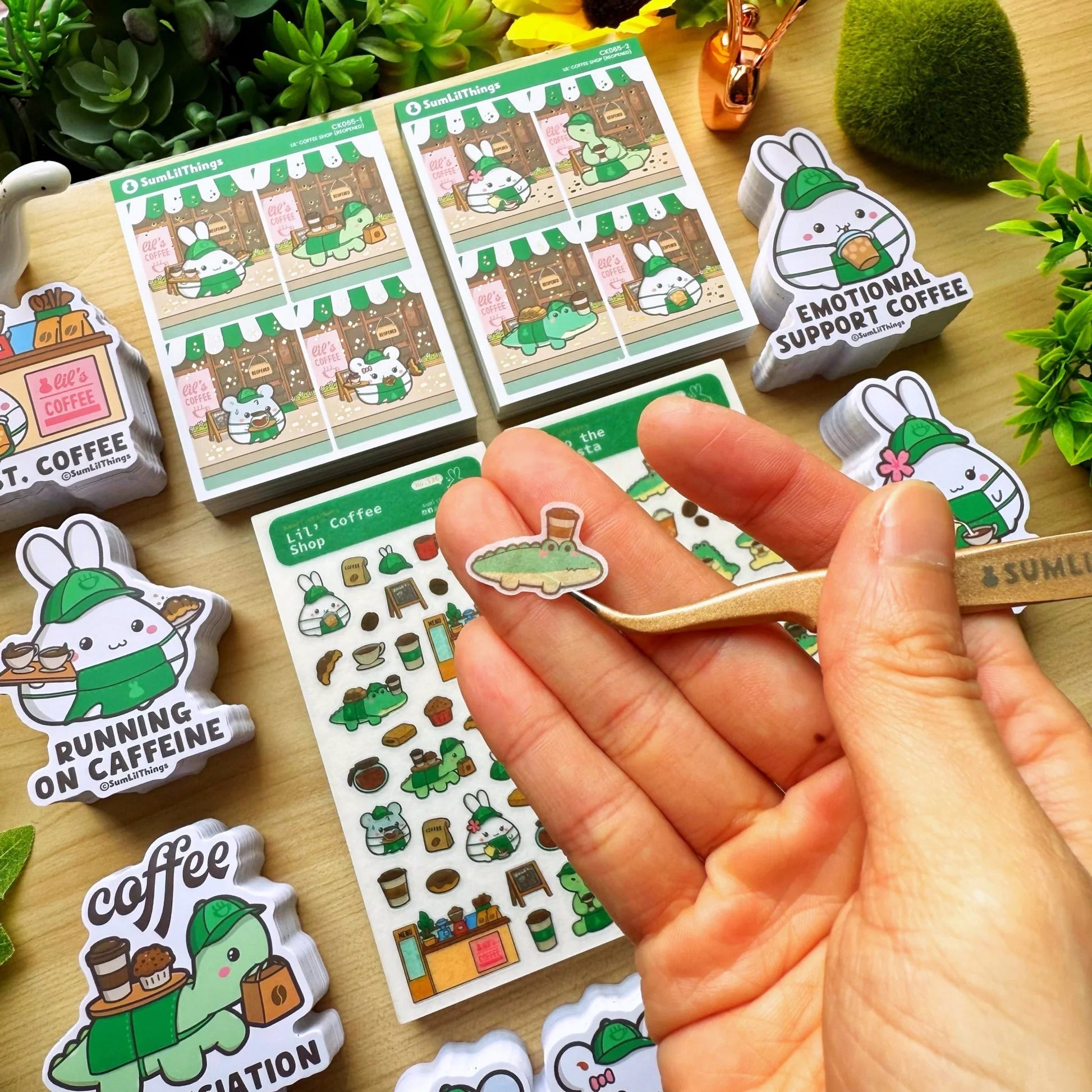 Washi Sticker - Toto the Barista