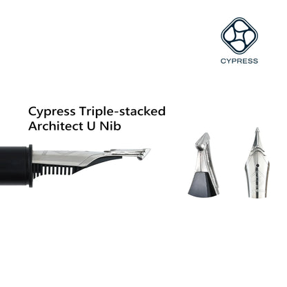 CYPRESS Multi-layer Stacked Architect and Kugel Nibs