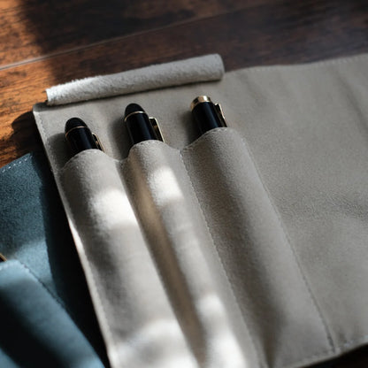 3-Slot Roll Pen Case (Tochigi Leather)