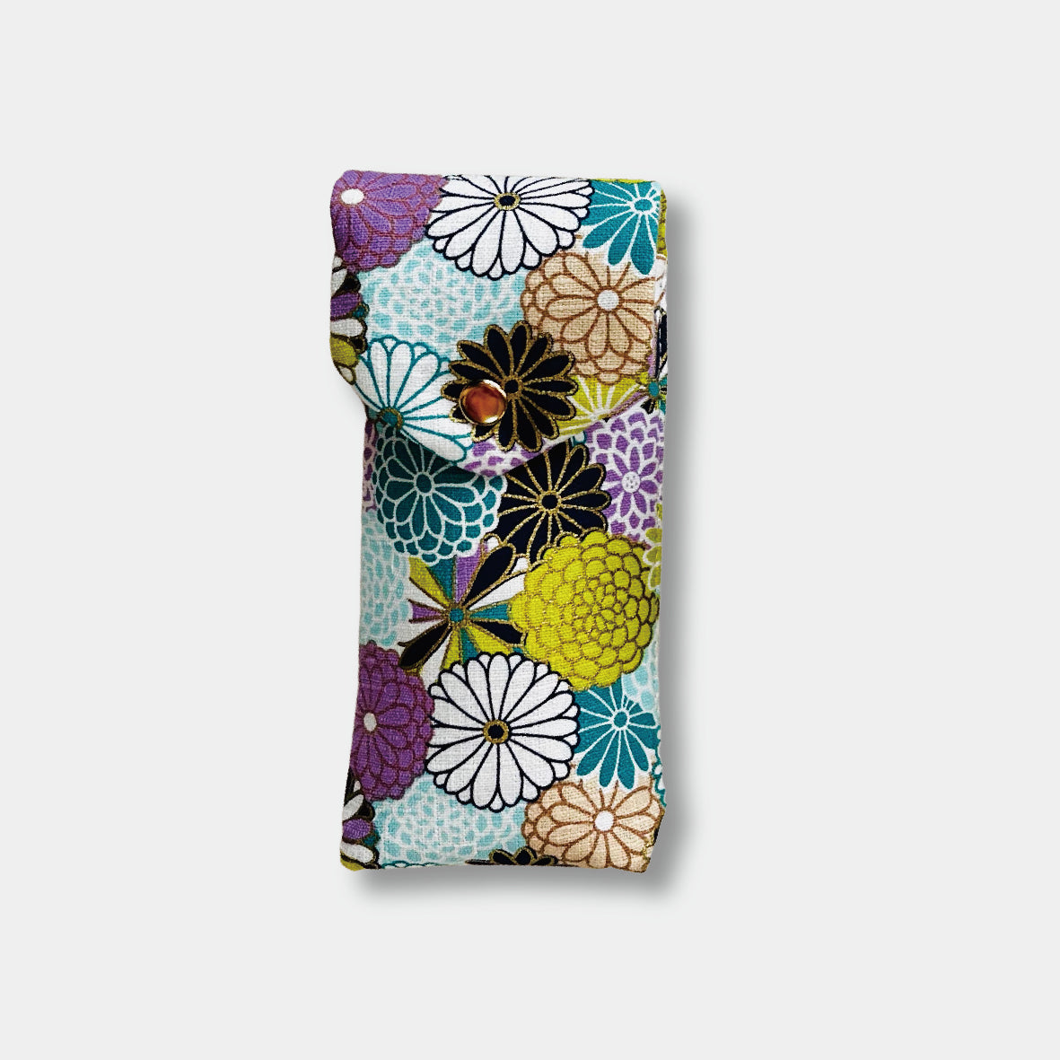 Cotton Print Japan Fabric 2 Pen Pencase
