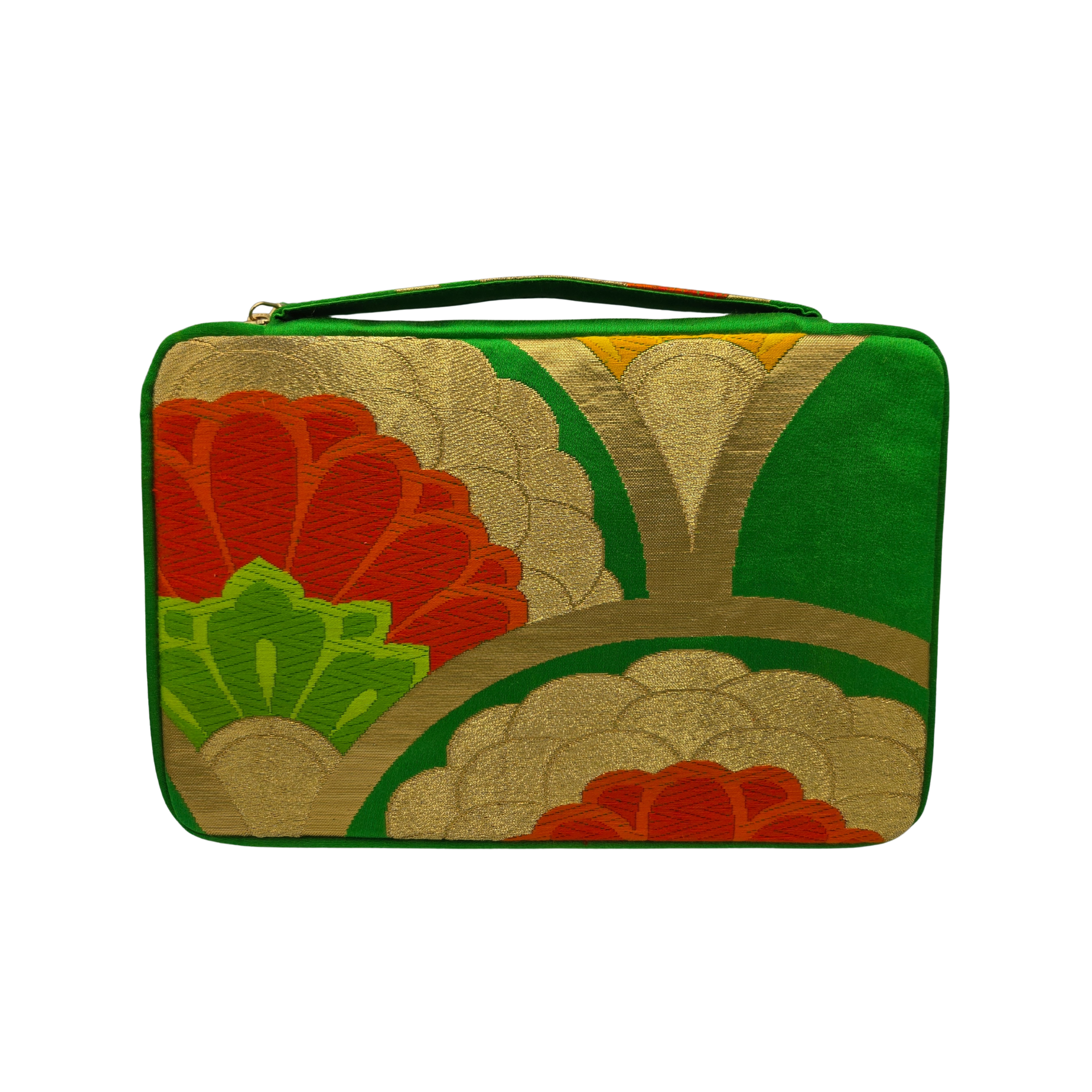 Kimono Fabric 20 Pen Case (Green)