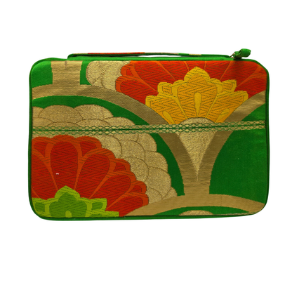 Kimono Fabric 20 Pen Case (Green)