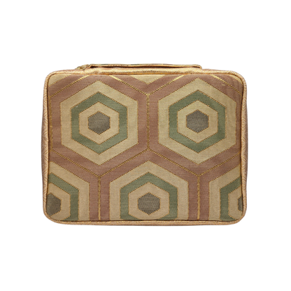 Kimono Fabric 20 Pen Case (Hexagonal)