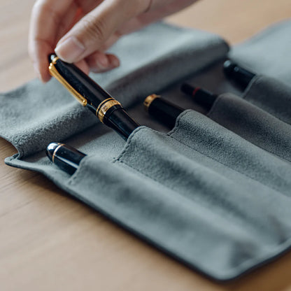 5-Slot Roll Pen Case (Tochigi Leather)