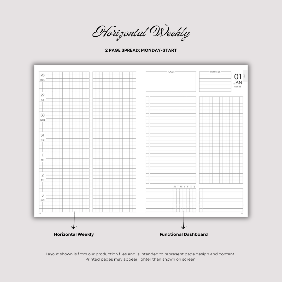 2027 Plans - Weekly Duo Planner (Pre-Order)