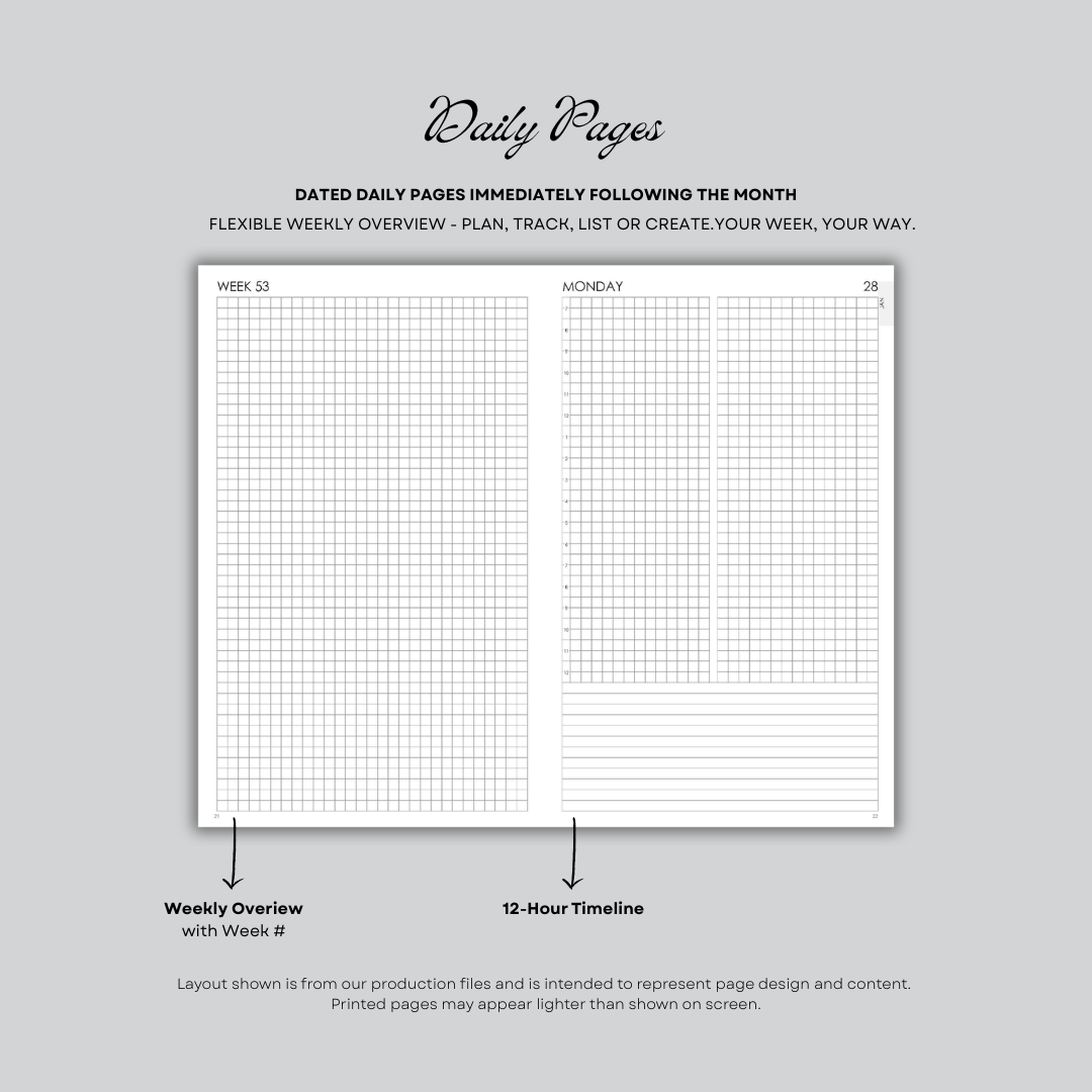 2027 Plans - Daily Planner (Pre-Order)