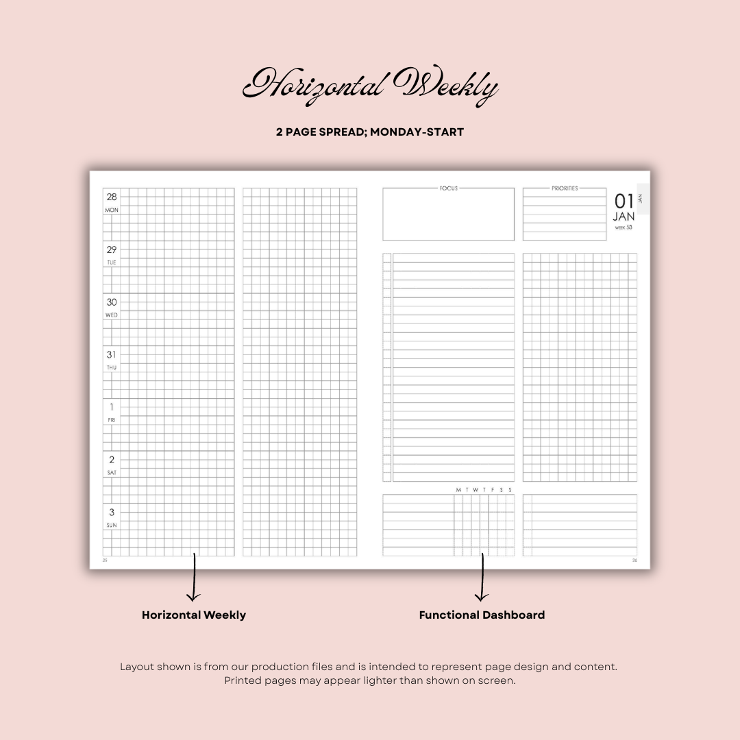 2027 Plans - Weekly Planner (Pre-Order)