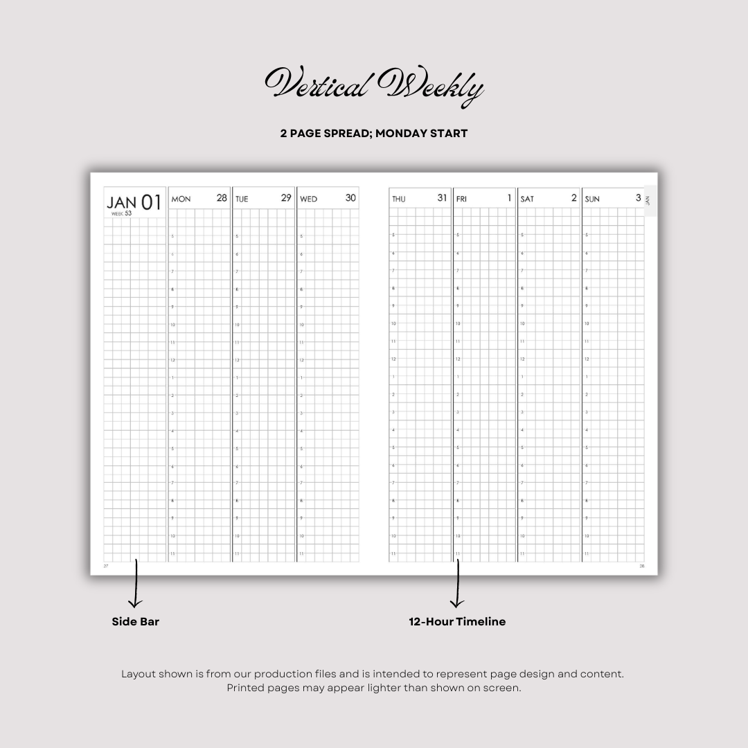 2027 Plans - Weekly Duo Planner (Pre-Order)