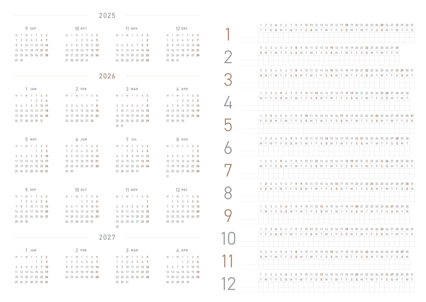 2026 REGULAR PLANNER - English ver. A5