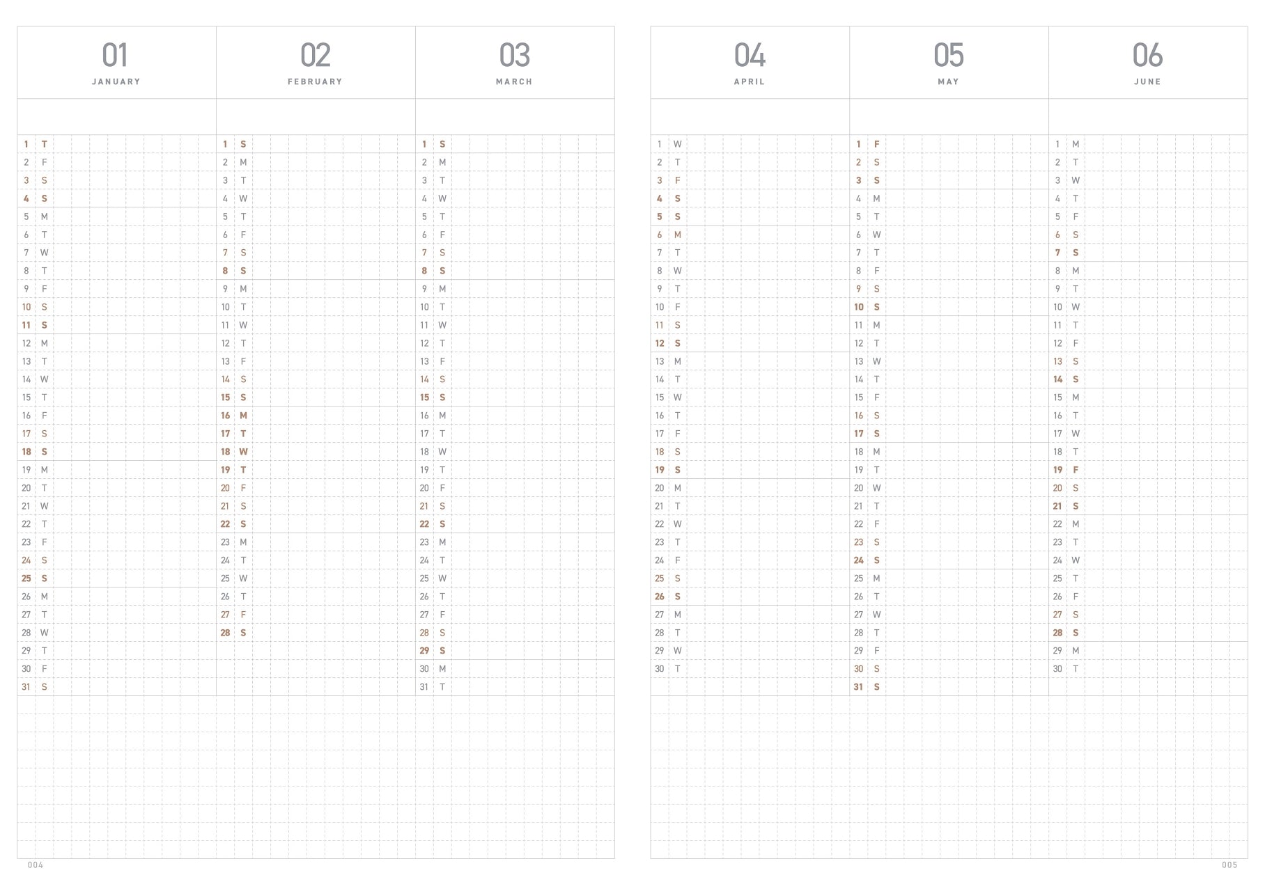 2026 MINI PLANNER A6