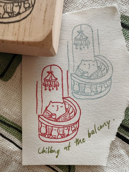 Chilling at the Balcony