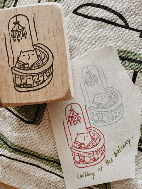 Chilling at the Balcony