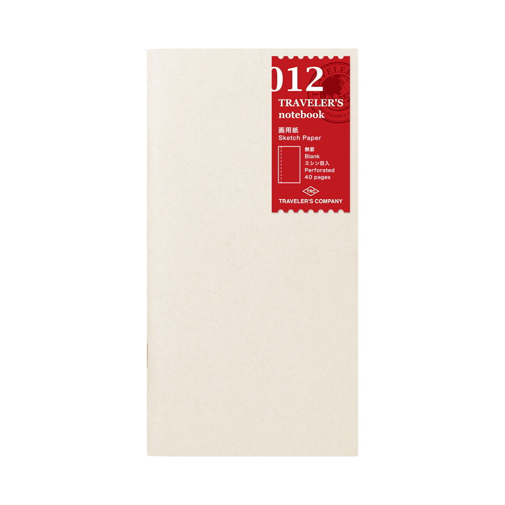 012 Sketch Paper Notebook