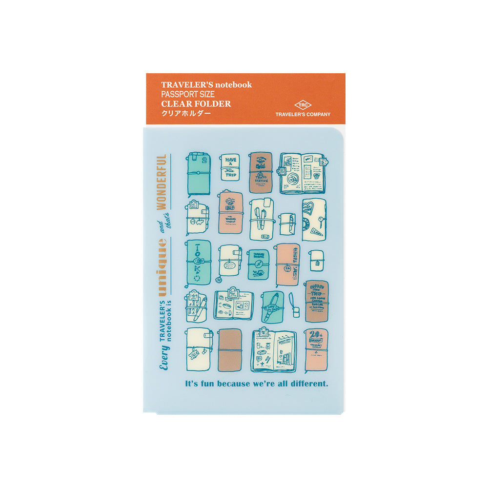 Passport Size Clear Folder 2027 (Pre-Order)