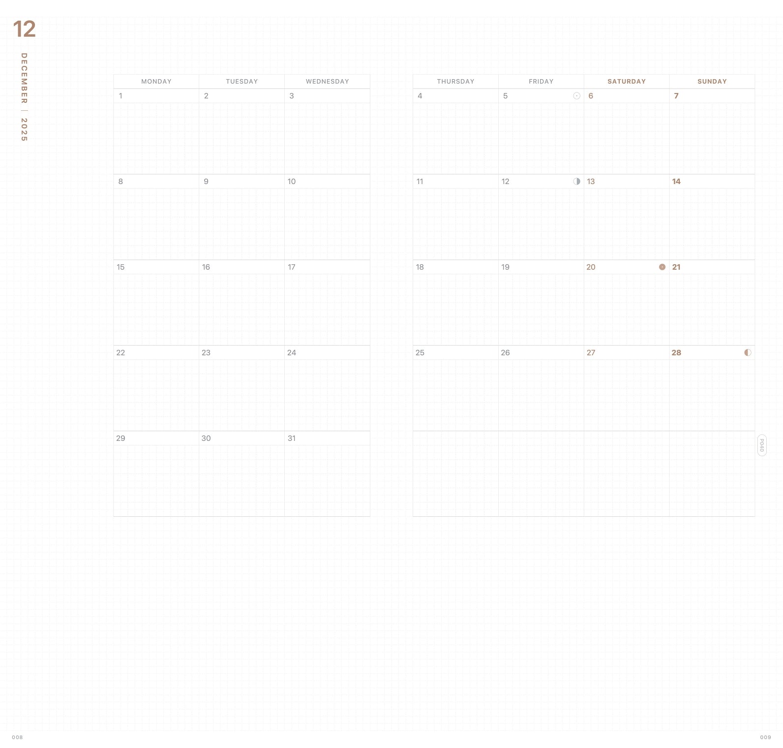 2026 SLIM BIWEEK PLANNER