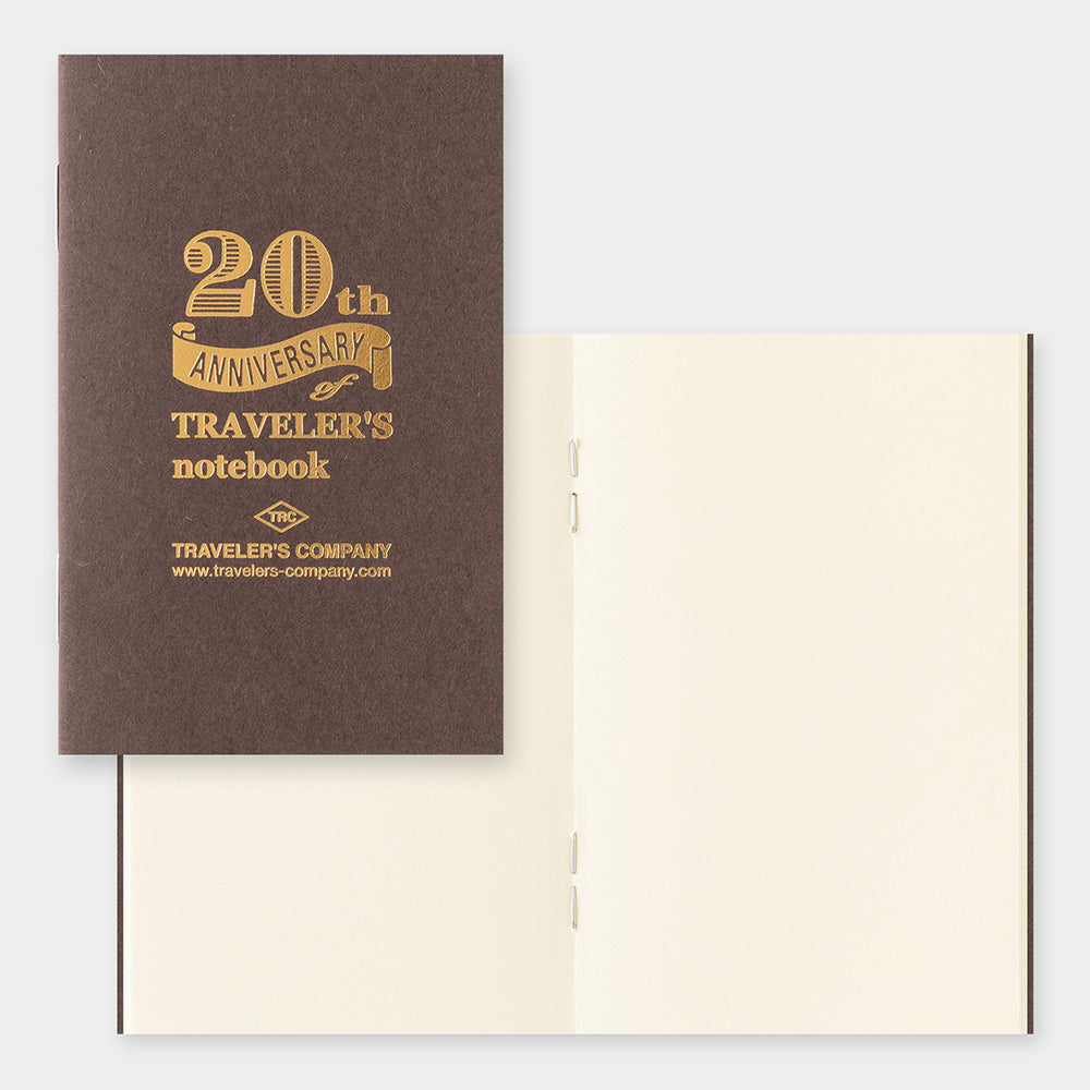 (Ships end April) TRAVELER'S notebook Card Size 20th Anniversary Set Black