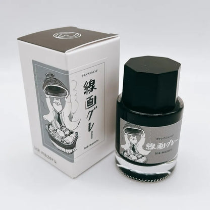 Line Drawing Gray [Mustard Soel x Ink Mazeru]