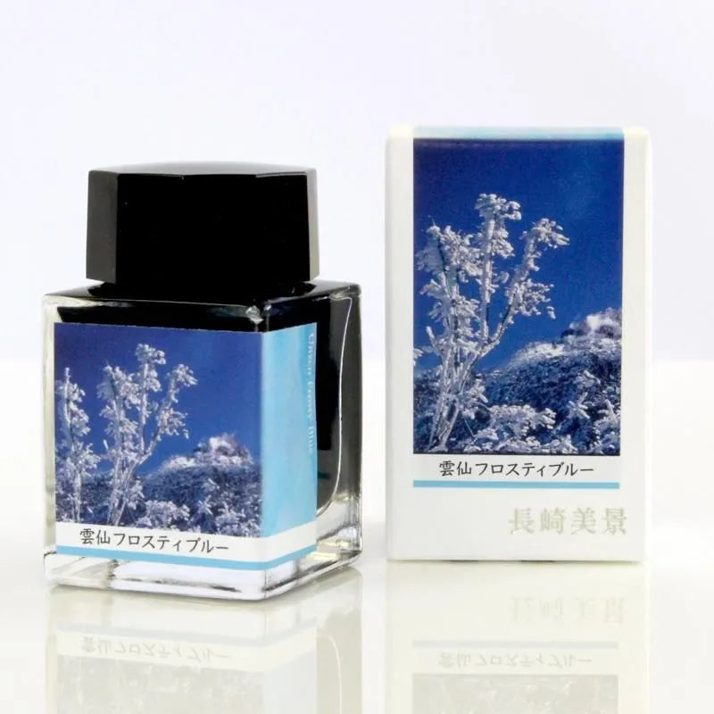Nagasaki Beautiful Scenery Ink Unzen Frosty Blue