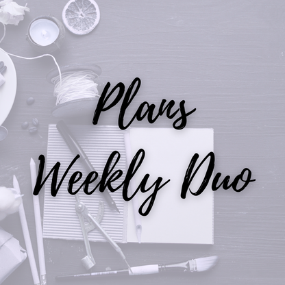 2026 Plans - Weekly Duo (PRE-ORDER)