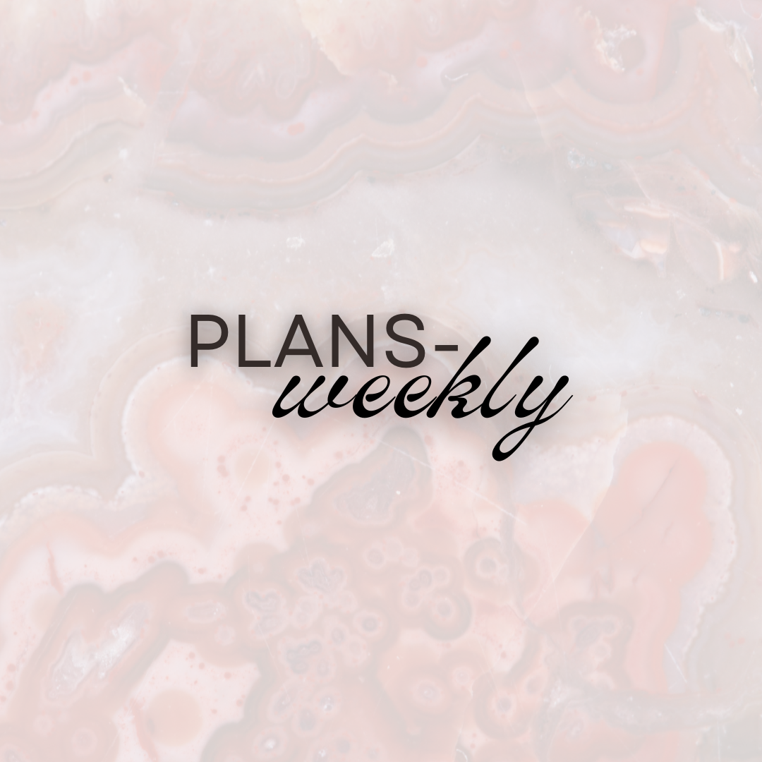 2027 Plans - Weekly Planner (Pre-Order)
