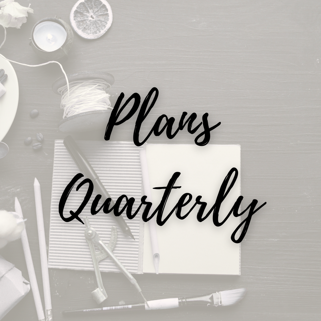 2026 Plans - Quarterly (Undated) (PRE-ORDER)