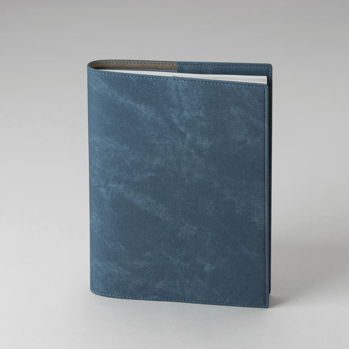 Vegan Leather Planner Cover - Washed Blue (NEW) (Pre-Order)