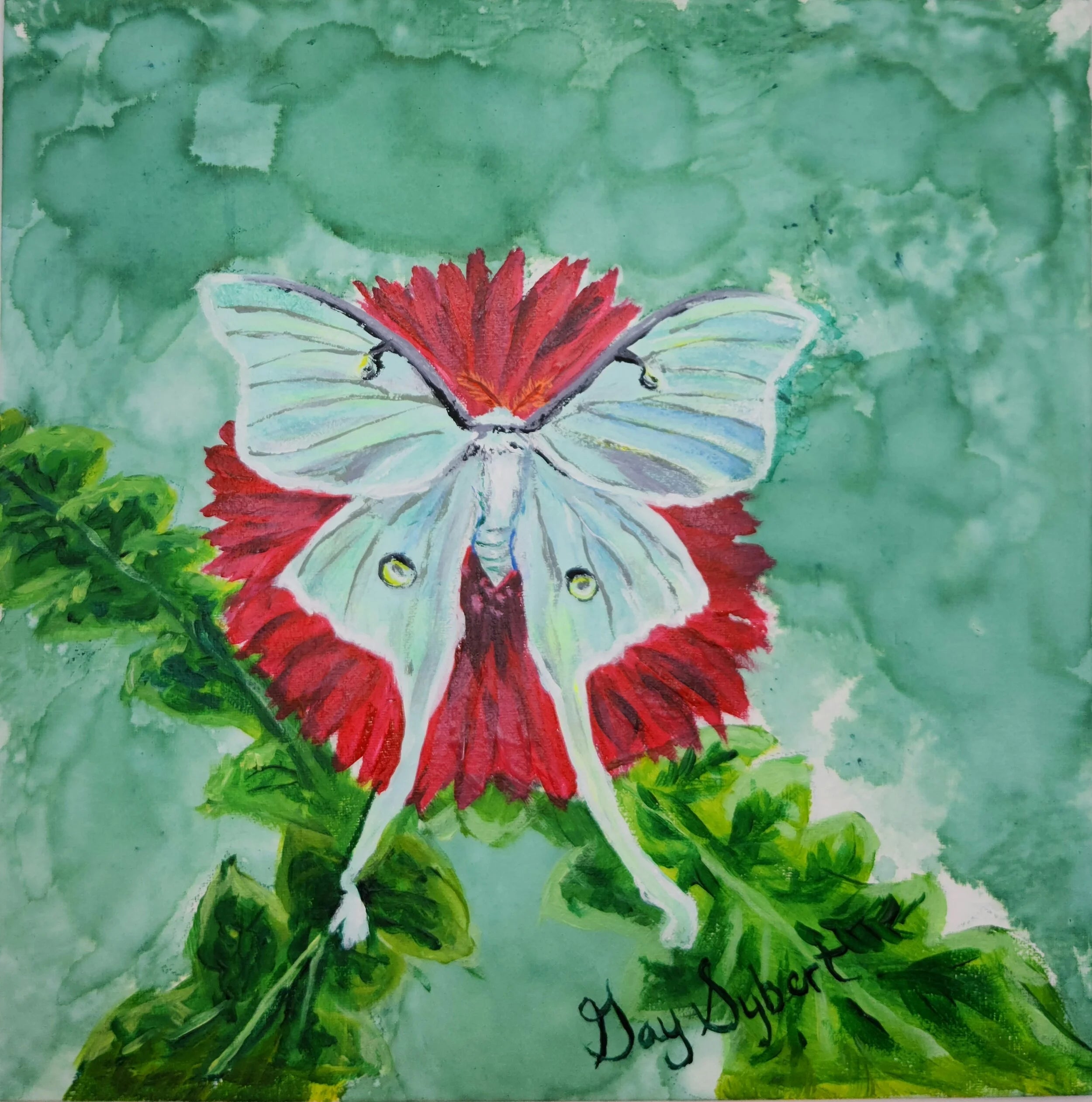 Luna Moth Green