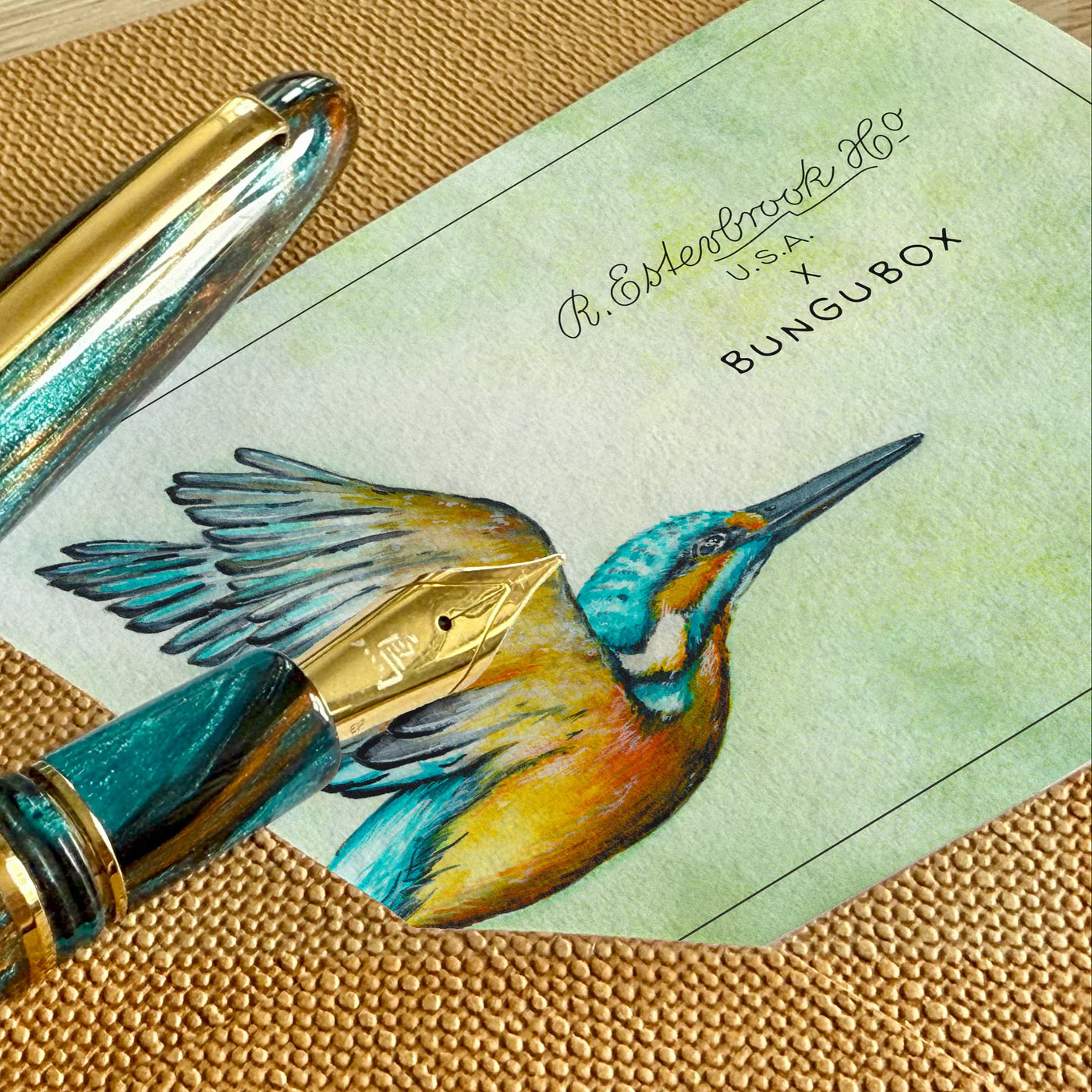 Esterbrook X Bungubox Kingfisher Edition Blotter Paper